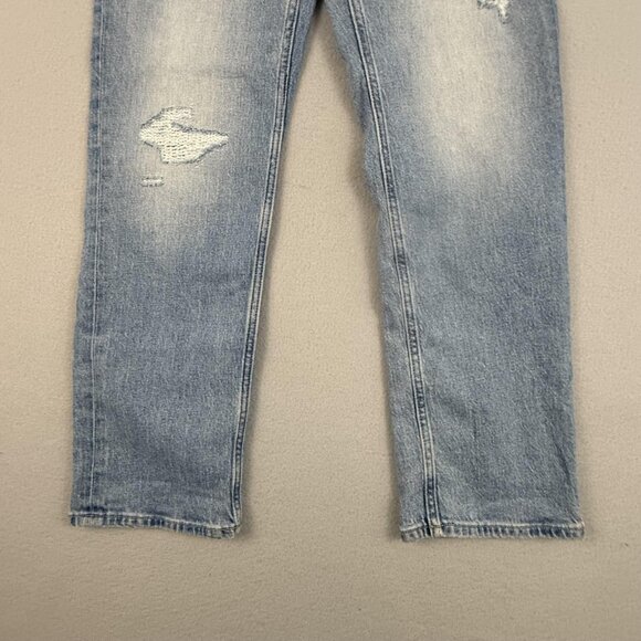 Old Navy Jeans Boys 18 Light Wash Built-In Flex Distressed Adjustable Waist - Picture 3 of 16